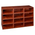 Planon Cubo Storage Set - 12 Half Size Cubes, Warm Cherry PL2646546